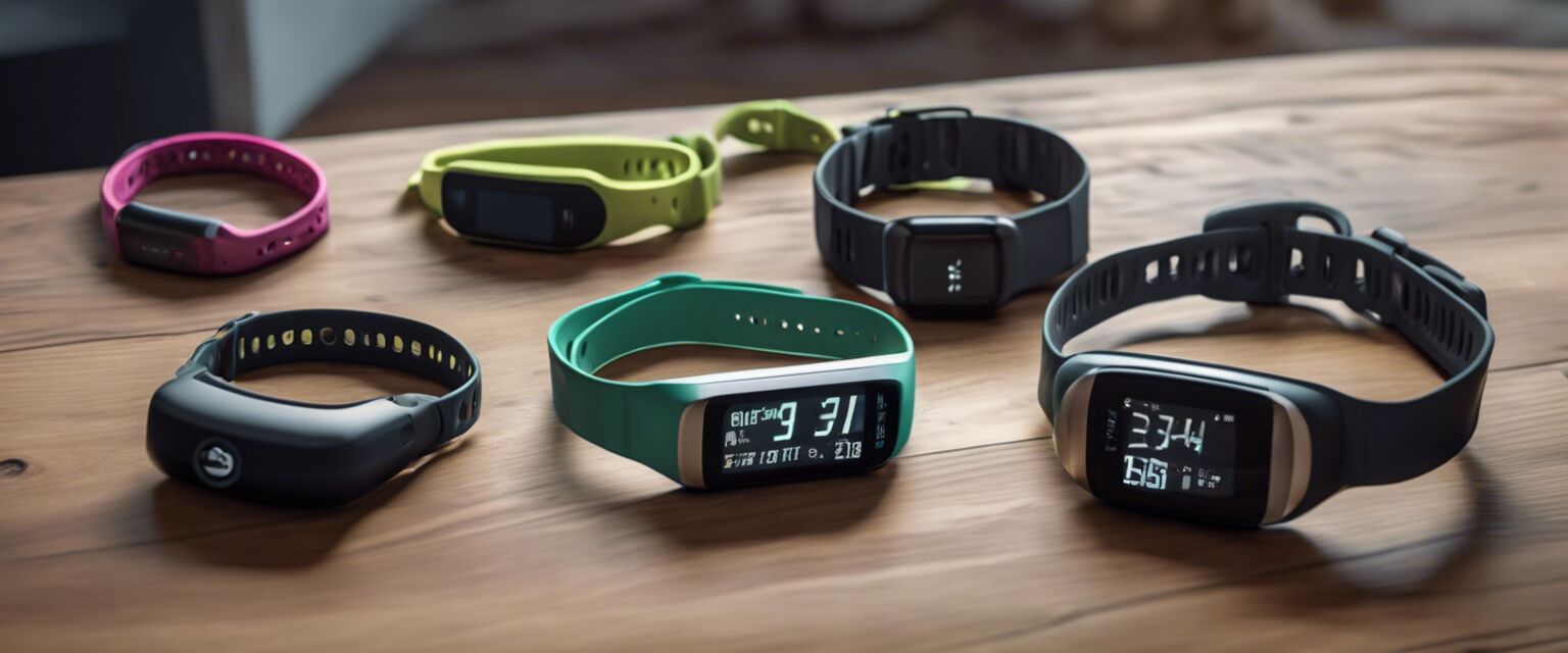 Fitness trackers display