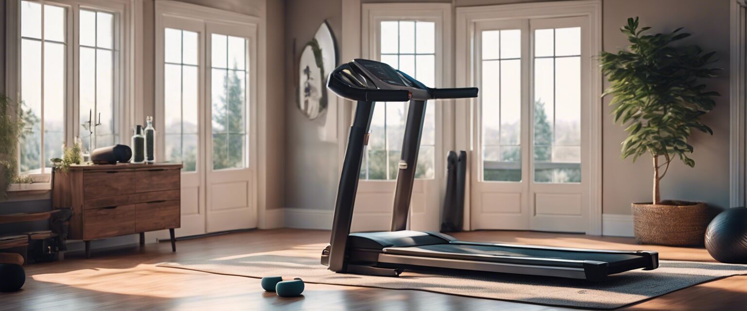 Home cardio workout setup