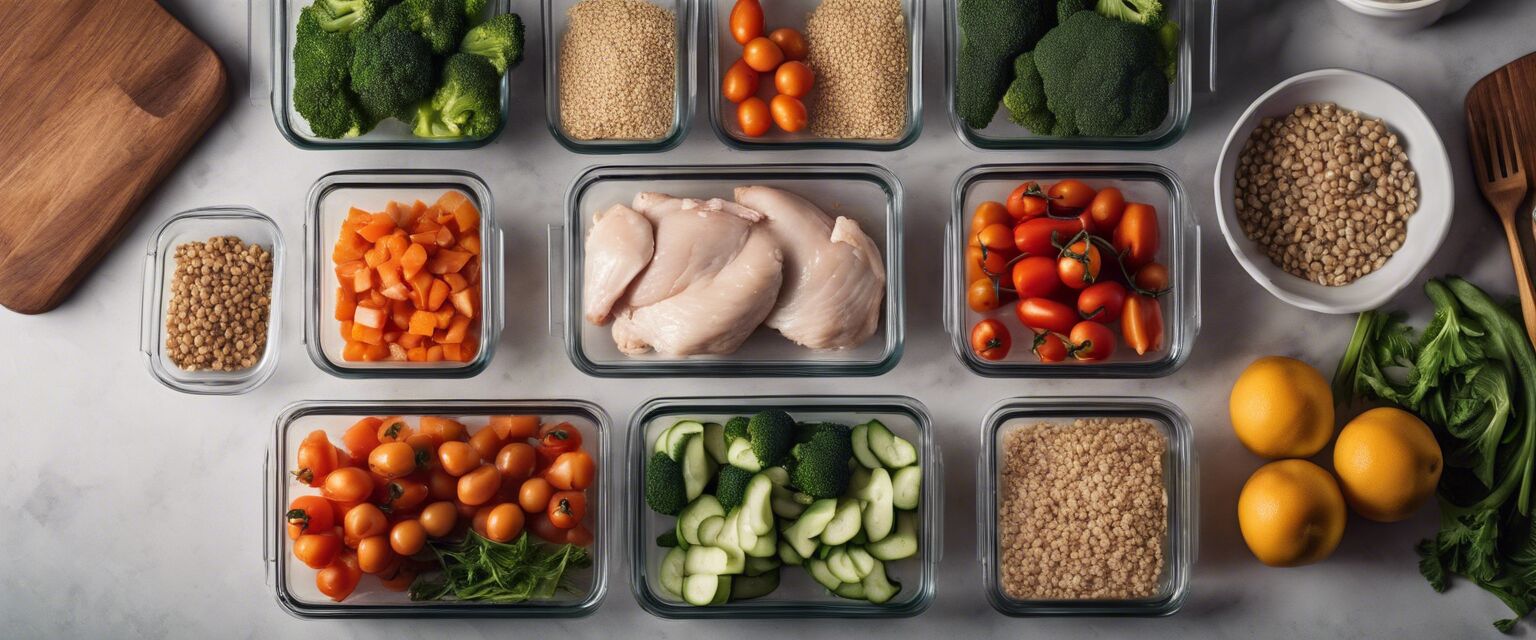 Healthy meal prep for strength training